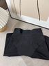 全棉時(shí)代（PurCotton）23秋女士中腰抗菌三分打底褲防走光塑身安全褲 黑色 1條 160 曬單實(shí)拍圖