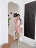 韓璐嬌（hanlujiao）休閑短褲套裝女夏季2024新款氣質(zhì)可鹽可甜防曬衫小個(gè)子顯高三件套 粉紅色三件套 M（建議100-110斤） 曬單實(shí)拍圖