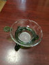 禾艾蘇（heisou）創(chuàng)意玻璃茶漏套裝茶隔漏斗功夫泡茶套裝茶具配件茶葉過(guò)濾器濾茶器 龍頭分茶器綠色 曬單實(shí)拍圖