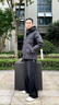 康博鵝絨羽絨服男冬季保暖加厚中年商務(wù)休閑爸爸冬裝外套 黑色 XL  曬單實拍圖