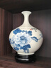 伯莎丹頓（BERTHA DENTON） 陶瓷手繪花瓶擺件 中式客廳電視柜裝飾品輕奢大氣工藝品賞瓶 賞瓶（牡丹）國香【錦盒包裝】 曬單實拍圖