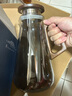 慕馨（moosen）涼水壺玻璃耐高溫復(fù)古高級(jí)防爆家用大容量涼水瓶涼茶壺冷水壺 升級(jí)加厚-1800ML（可明火加熱） 曬單實(shí)拍圖