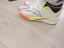 （LINING）跑步鞋7pro新款2025赤兔校園學(xué)生競速減震碳板運動(dòng)鞋 P162白橙綠/赤兔7 37 曬單實(shí)拍圖