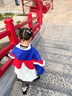 G.DUCKKIDS女童外套春秋2025新款春季洋氣女寶寶春款公主風(fēng)衣兒童連帽沖鋒衣 藏青色 120 cm 曬單實(shí)拍圖
