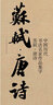 中國歷代書(shū)法名家作品集字 蘇軾唐詩(shī) 曬單實(shí)拍圖