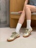 Onitsuka Tiger鬼塚虎復(fù)古德訓(xùn)鞋女 運(yùn)動(dòng)休閑鞋時(shí)尚男女鞋 TOKUTEN 1183C086-100 米色/沙色 38 曬單實(shí)拍圖