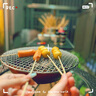 塔夫曼304不銹鋼燒烤網(wǎng)圓形電陶爐烤網(wǎng)圍爐帶腳加粗烤肉方格網(wǎng)瀝油晾網(wǎng) 直徑33cm 腳高2cm 曬單實(shí)拍圖
