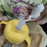 咪小兔（MEE RABBIT）咪小兔適配貝親直飲吸管奶瓶配件離乳奶嘴直吸杯蓋奶嘴鴨嘴手柄 新款直飲杯蓋-白（12個月+） 曬單實拍圖
