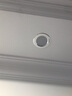 松下（Panasonic） led筒燈逸放客廳嵌入式金屬天花燈走廊桶燈洗墻燈開孔7~8.5公分 9W燦放白邊6500K白光 曬單實拍圖