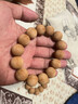 盤道猴頭核桃手串 文玩金絲猴頭正圓拉絲 龍鱗 手把件男手工雕刻 【典藏級】1.5cm14顆金絲猴頭 曬單實(shí)拍圖