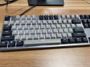 DURGOD 杜伽87/104键笔记本电脑PBT键帽机械键盘全键无冲（办公游戏电竞吃鸡键盘） K310-深空灰-白光-热插拔版（定制轴） 单光 红轴 实拍图