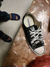 匡威（Converse）帆布鞋男鞋女鞋All Star經(jīng)典常青款中性情侶款低幫休閑鞋101001 101001 黑色/鞋碼偏大拍小一碼 41 曬單實(shí)拍圖