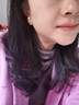 EothS925銀大小貝殼耳釘女新款潮氣質(zhì)雙面耳飾高級(jí)感銀耳環(huán)生日禮物 925銀大小耳釘一對(duì) 曬單實(shí)拍圖