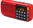 先科（SAST） V30收音机老年人V60便携式迷你播放器充电N28插卡广播随身听音乐听歌半导体戏曲唱戏机 V30中国红【操作简单一键收音】 实拍图