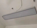 毅勝 led辦公室吊燈長條燈車間工作會議室燈具商場超市網(wǎng)吧工程條形燈 銀 900*200配LED 28W 曬單實拍圖