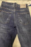 真维斯（Jeanswest）牛仔裤男夏季薄款冰丝修身直筒高端潮牌2024新款男士休闲长裤子男 蓝灰【常规】 32码(2尺5) 实拍图