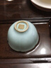 弘寶汝窯 功夫茶杯主人杯單杯 陶瓷小茶杯 冰裂開(kāi)片可養 品茗杯禮盒裝 中葵杯 曬單實(shí)拍圖
