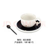 萬(wàn)仟堂 茶杯 咖啡牛奶杯水杯 茶杯杯墊勺子 下午茶杯 帶碟勺套裝 喵杯 炫白素面  1杯1碟1勺 曬單實(shí)拍圖