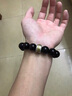 BOYESXSO烏金黑曜石手鏈男士銀護身符手串送父親男朋友生日禮物 曜心級黑曜石（14mm珠徑）-【龍/蛇】普賢菩薩 曬單實(shí)拍圖