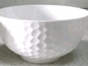 嘉蘭碗家用陶瓷米飯碗10個套裝創(chuàng)意純白骨質(zhì)瓷餐具碗組合大小碗面湯碗 純白高爾夫5英寸碗6個 曬單實拍圖