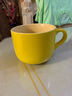 OIMG大肚杯馬克杯高顏值陶瓷杯子帶蓋勺燕麥牛奶杯創(chuàng  )意簡(jiǎn)約純色680ml 黃色杯680ml 單杯+杯刷+木蓋+金勺 曬單實(shí)拍圖
