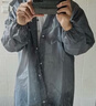 安丹迪（Adandyish） 透明灰防護雨衣 戶(hù)外旅游出差成人雨衣 長(cháng)款加厚半透明 曬單實(shí)拍圖