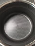 鏗鏘（KENGQ）316不銹鋼湯鍋雙耳蜂窩小湯鍋家用煮鍋食品級電磁爐湯蒸鍋煮粥鍋 湯鍋【不沾款藍(lán)色蓋】 20cm 曬單實(shí)拍圖