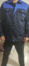 格蘭杰工作服男女同款廠(chǎng)服春秋長(cháng)袖勞保服汽修物業(yè)建筑服裝工裝定制 上艷藍下藏藍色 175/XL上衣 曬單實(shí)拍圖