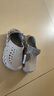 crocs卡駱馳檀健次同款波波洞洞鞋|207937 大氣灰-1FT 36/37(220mm) 曬單實(shí)拍圖