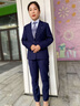 晨芙商務(wù)職業(yè)裝西裝套裝男女白領(lǐng)西服正裝4S店銷(xiāo)售公司教師工裝工作服 女款西裝單件(備注顏色) 2XL 曬單實(shí)拍圖