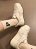 千百度 C°BANNER春秋季加絨女鞋時(shí)尚透氣松糕厚底板鞋保暖小白鞋舒適運(yùn)動(dòng)休閑鞋女 卡其色 36 曬單實(shí)拍圖