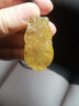 慈靈閣 大號金發(fā)晶貔貅吊墜鈦晶發(fā)晶水晶貔貅掛件玉墜皮丘項鏈男 曬單實拍圖