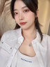 心言心語(yǔ) 海洋之心鉑金項鏈女pt950白金鎖骨鏈紀念日生日禮物送女友老婆 鉑金海洋之心吊墜+金鏈子 曬單實(shí)拍圖