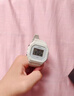 卡西歐（CASIO）手表小方塊多功能防水時尚數(shù)顯電子男女石英表學(xué)生考試運動禮物 W-218HC-8A奶油白 曬單實拍圖