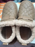 卡帝樂(lè )鱷魚(yú)（CARTELO）棉鞋女冬季老北京皮面平底防滑媽媽短靴加絨加厚防水防寒雪地靴子 咖色 37 曬單實(shí)拍圖