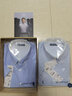 十如仕短袖白襯衫男高端高支免燙抗皺商務(wù)休閑正裝純棉襯衣 301 淺藍色-常規版 均碼 42【180/100A】 曬單實(shí)拍圖