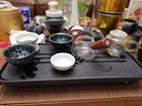 EILONG 宜龍功夫茶具配件日式加厚耐熱玻璃側(cè)把錘目紋公道杯耐高溫茶海煮茶分茶器 錘目紋玻璃公杯-低款 250ml 曬單實(shí)拍圖