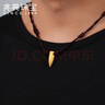 兆亮 黃金吊墜男款足金子彈項鏈掛墜精品 3D硬金 送女友禮物 1.2克正負(fù)0.1（配黑色掛繩） 曬單實(shí)拍圖