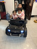 福兒寶（FUERBAO）【奔馳授權(quán)】兒童電動(dòng)車可坐大人玩具車小孩帶遙控六輪雙人童車 六驅(qū)黑+大人油門+后備箱+軟胎 曬單實(shí)拍圖