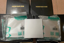 鴻雁E4開關(guān)插座面板超薄亞克力墻壁86型家用 E4灰色 空白面板 曬單實拍圖
