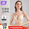 婧麒（JOYNCLEON）哺乳文胸孕婦內(nèi)衣懷孕期哺乳內(nèi)衣薄款產(chǎn)后前開扣無鋼圈托聚攏無痕 膚色3128【薄款貼身透氣聚攏】 85C 曬單實拍圖