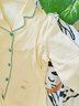 棉花會(huì)月子服春夏款a類(lèi)棉孕婦睡衣產(chǎn)后哺乳喂奶專(zhuān)用家居服套裝 鶯黃(純棉·加厚款)適穿10-22℃ L【適合體重115斤-145斤】 曬單實(shí)拍圖