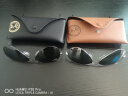 雷朋（RayBan） 雷朋太阳镜飞行员酷炫潮流彩膜反光镜面护目镜0RB3025可定制 W3277银色镜框灰色反光镜片 尺寸58 实拍图