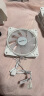 九州风神（DEEPCOOL）魔影CF120Plus白色 三联包 (白色机箱风扇/三个ARGB幻彩风扇/温控/标配线控/主板同步) 实拍图