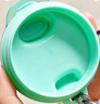 特百惠（Tupperware）水杯400ml晶彩茶韻隨手杯學(xué)生運動(dòng)防漏塑料杯車(chē)載便攜杯子 花香鳥(niǎo)鳴-綠 曬單實(shí)拍圖
