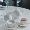 佳億廚連 歐式洛可可浮雕咖啡杯壺下午茶餐具套裝法式陶瓷紅茶杯花茶杯子 咖啡杯+碟+勺 曬單實(shí)拍圖