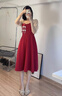 蘭卡·羅妮新中式敬酒服新娘結(jié)婚酒紅色小個(gè)子高端回門連衣裙訂婚禮服裙女 酒紅色 M(建議96-105斤） 曬單實(shí)拍圖