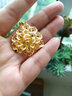 百泰首飾（BATAR JEWELLERY）預售黃金吊墜999足金錦雀仙姿孔雀黃金掛墜可配項鏈結(jié)婚婚慶金飾 【預售 多退少補】17.5g 曬單實拍圖