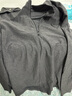 lululemon丨Surge Warm 男士半拉鏈運動(dòng)衫 LM3DMHS 黑色 M 曬單實(shí)拍圖