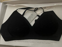 NEIWAI內外優(yōu)選網(wǎng)紗拼接貼合三角杯文胸內衣女無(wú)鋼圈無(wú)痕胸罩聚攏舒適 黑色 （店長(cháng)推薦） S 曬單實(shí)拍圖